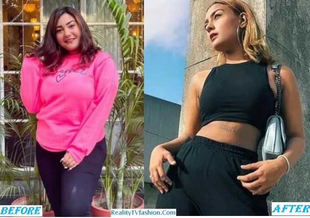 Aashika Bhatia Weight Loss Before After